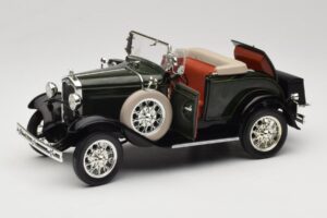 Ford Model A Mørkegrøn Motor City 1:18 20003 Metal — billede 2 af 8