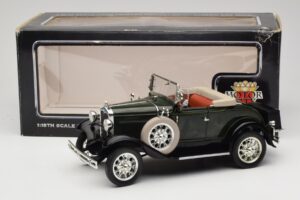 Ford Model A Mørkegrøn Motor City 1:18 20003 Metal — billede 8 af 8