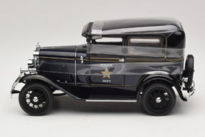 Ford Model A Tudor Police Car Motor City 1:18 43008 Metal — billede 3 af 6