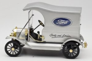 Ford Model T Delivery Truck Sølv Eagle Collectibles 1:18 430600 Metal — billede 3 af 6