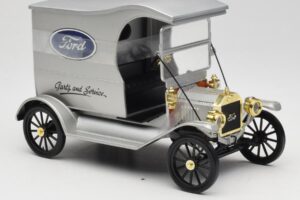 Ford Model T Delivery Truck Sølv Eagle Collectibles 1:18 430600 Metal — billede 4 af 6