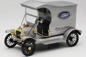 Ford Model T Delivery Truck Sølv Eagle Collectibles 1:18 430600 Metal