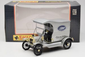 Ford Model T Delivery Truck Sølv Eagle Collectibles 1:18 430600 Metal — billede 6 af 6