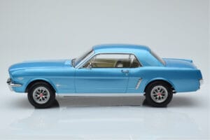 Ford Mustang Coupe Turkis Norev 1:18 182800 Metal — billede 3 af 6