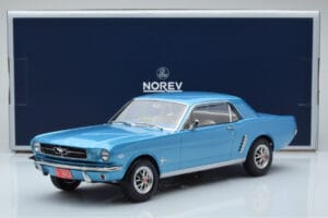 Ford Mustang Coupe Turkis Norev 1:18 182800 Metal — billede 6 af 6