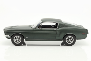 Ford Mustang Fastback Satin Green Metallic Norev 1:12 122702 Metal — billede 3 af 5