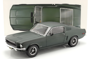 Ford Mustang Fastback Satin Green Metallic Norev 1:12 122702 Metal — billede 5 af 5