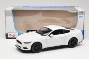 Ford Mustang GT S550 Hvid Maisto 1:18 31197 Metal — billede 8 af 8