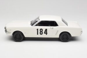 Ford Mustang Hardtop #184 B. Neyret / J. Terramorsi Rally Monte Carlo 1965 Norev 1:18 182801 Metal — billede 3 af 6