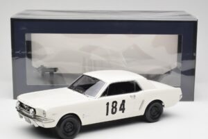 Ford Mustang Hardtop #184 B. Neyret / J. Terramorsi Rally Monte Carlo 1965 Norev 1:18 182801 Metal — billede 6 af 6