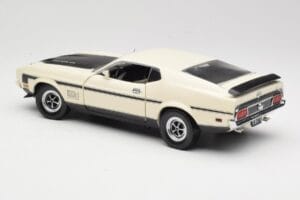 Ford Mustang Mach 1 Hvid Sun Star 1:18 3602 Metal — billede 7 af 8