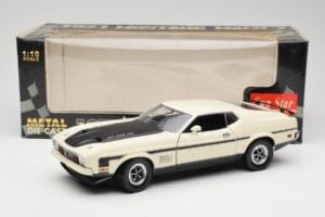 Ford Mustang Mach 1 Hvid Sun Star 1:18 3602 Metal — billede 8 af 8
