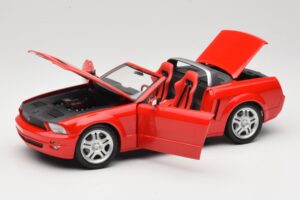 Ford Mustang S197 GT Cabriolet Rød Beanstalk Group 1:18 FOR10016R Metal — billede 2 af 8