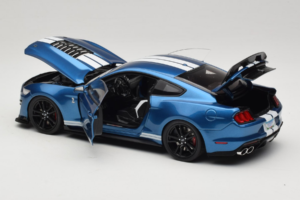 Ford Mustang Shelby GT500 S550 Atlas Blue Metallic IXO 1:18 18RDC244-FO Metal — billede 5 af 8