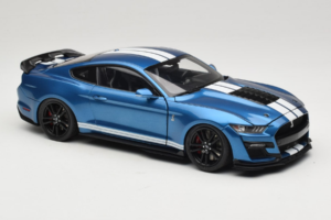 Ford Mustang Shelby GT500 S550 Atlas Blue Metallic IXO 1:18 18RDC244-FO Metal — billede 6 af 8