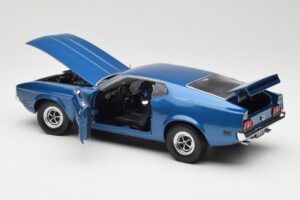 Ford Mustang SportsRoof Blå Sun Star 1:18 3612 Metal — billede 5 af 8