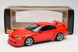 Ford Mustang SVT Cobra R SN95 Rød Maisto 1:18 531872 Metal — billede 8 af 8
