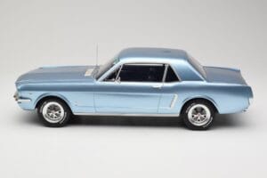 Ford Mustang V8 Hardtop Pony GT Silver Blue GT Spirit 1:12 G089 Resin — billede 3 af 6