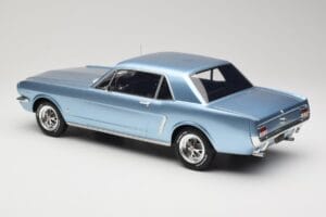 Ford Mustang V8 Hardtop Pony GT Silver Blue GT Spirit 1:12 G089 Resin — billede 5 af 6