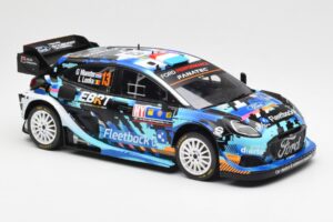 Ford Puma Rally1 #13 G. Munster / L. Louka Rally Central Europe 2023 IXO 1:18 18RMC188 Metal — billede 4 af 6