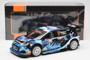 Ford Puma Rally1 #13 G. Munster / L. Louka Rally Central Europe 2023 IXO 1:18 18RMC188 Metal — billede 6 af 6