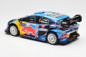 Ford Puma Rally1 #8 O. Tanak / M. Jarveoja 3rd Rally Central Europe 2023 IXO 1:18 18RMC187 Metal — billede 5 af 6