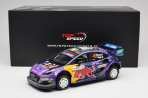 Ford Puma Rally1 #42 C. Breen / P. Nagle M-Sport Ford Rally Italia Sardegna 2022 TopSpeed 1:18 TS0491 Metal — billede 6 af 6