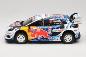 Ford Puma Rally1 #13 M-Sport Ford WRT G. Munster / L. Louka Rally Chile 2024 IXO 1:18 18RMC224 Metal — billede 3 af 6