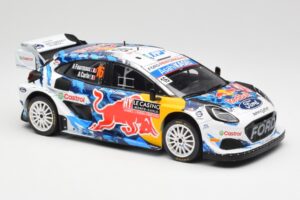 Ford Puma Rally1 WRC #16 A. Fourmaux / A. Coria Rally Monte Carlo 2024 IXO 1:18 18RMC198 Metal — billede 4 af 6