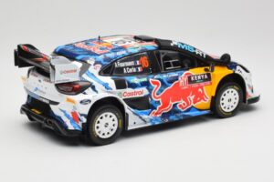 Ford Puma Rally1 WRC M-Sport #16 A. Fourmaux / A. Coria Safari Rally Kenya 2024 IXO 1:18 18RMC207 Metal — billede 2 af 6