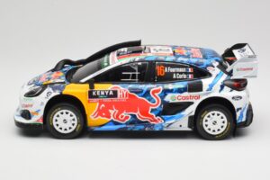 Ford Puma Rally1 WRC M-Sport #16 A. Fourmaux / A. Coria Safari Rally Kenya 2024 IXO 1:18 18RMC207 Metal — billede 3 af 6