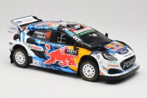 Ford Puma Rally1 WRC M-Sport #16 A. Fourmaux / A. Coria Safari Rally Kenya 2024 IXO 1:18 18RMC207 Metal — billede 4 af 6