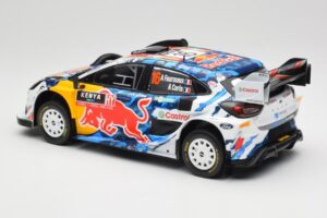 Ford Puma Rally1 WRC M-Sport #16 A. Fourmaux / A. Coria Safari Rally Kenya 2024 IXO 1:18 18RMC207 Metal — billede 5 af 6