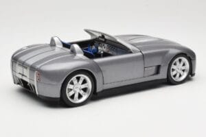 Shelby Cobra Cabriolet Grey Metallic Hot Wheels 1:18 G7220 Metal — billede 3 af 8