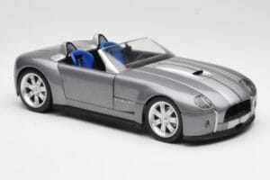 Shelby Cobra Cabriolet Grey Metallic Hot Wheels 1:18 G7220 Metal — billede 6 af 8