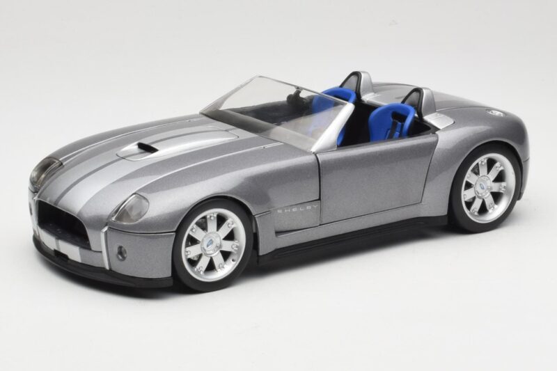 Shelby Cobra Cabriolet Grey Metallic Hot Wheels 1:18 G7220 Metal