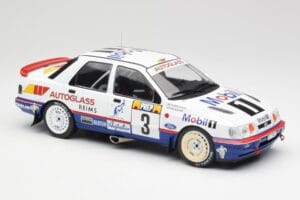 Ford Sierra RS Cosworth 4x4 #3 M. Biasion / T. Siviero Rally Monte Carlo 1992 MCG 1:18 MCG18355R Metal — billede 4 af 6