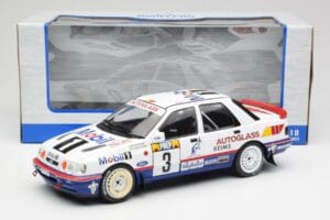 Ford Sierra RS Cosworth 4x4 #3 M. Biasion / T. Siviero Rally Monte Carlo 1992 MCG 1:18 MCG18355R Metal — billede 6 af 6