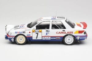 Ford Sierra RS Cosworth 4x4 #7 F. Delecour / D. Grataloup Rally Monte Carlo 1992 MCG 1:18 MCG18356R Metal — billede 3 af 6