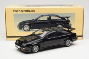 Ford Sierra RS Cosworth Sort AUTOart 1:18 72861 Metal — billede 8 af 8