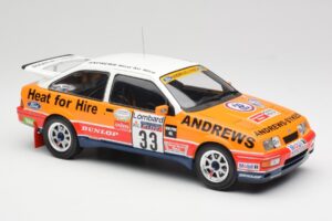 Ford Sierra RS Cosworth #33 R. Brookes RAC Rally 1989 IXO 1:18 18RMC115 Metal — billede 4 af 6