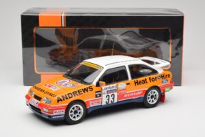 Ford Sierra RS Cosworth #33 R. Brookes RAC Rally 1989 IXO 1:18 18RMC115 Metal — billede 6 af 6