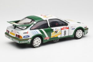 Ford Sierra RS Cosworth #8 D. Auriol / B. Occelli Rally Tour de Corse 1988 AUTOart 1:18 88812 Metal — billede 3 af 8