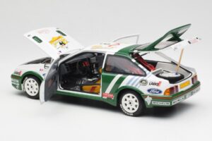 Ford Sierra RS Cosworth #8 D. Auriol / B. Occelli Rally Tour de Corse 1988 AUTOart 1:18 88812 Metal — billede 5 af 8