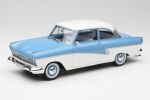 Ford Taunus 17M P2 Lyseblå & Hvid BoS Models 1:18 BOS019 Metal