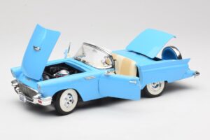 Ford Thunderbird Cabriolet Blå Road Signature 1:18 92358 Metal — billede 2 af 8