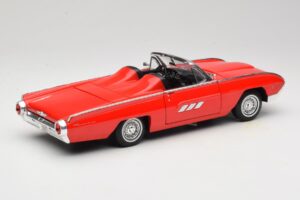 Ford Thunderbird Cabriolet Rød Anson 1:18 30334 Metal — billede 3 af 8