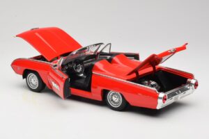 Ford Thunderbird Cabriolet Rød Anson 1:18 30334 Metal — billede 5 af 8