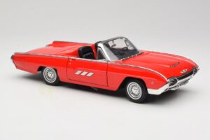Ford Thunderbird Cabriolet Rød Anson 1:18 30334 Metal — billede 6 af 8