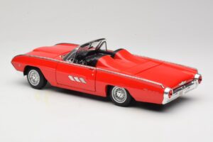 Ford Thunderbird Cabriolet Rød Anson 1:18 30334 Metal — billede 7 af 8